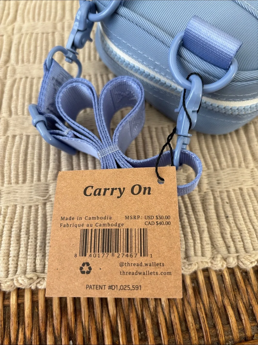 THREAD Powder Blue Crossbody Bag